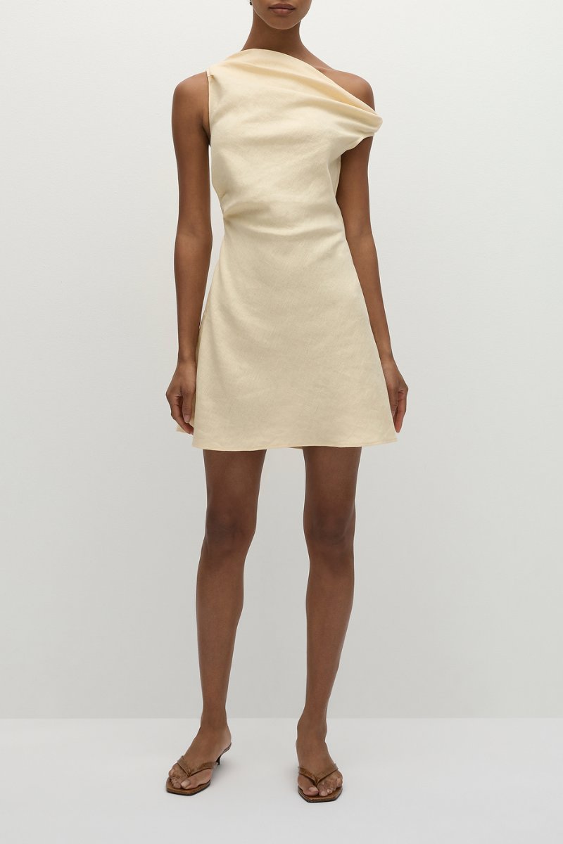 SUIS MINI DRESS-BUTTER Mini Dress Faithfull the Brand