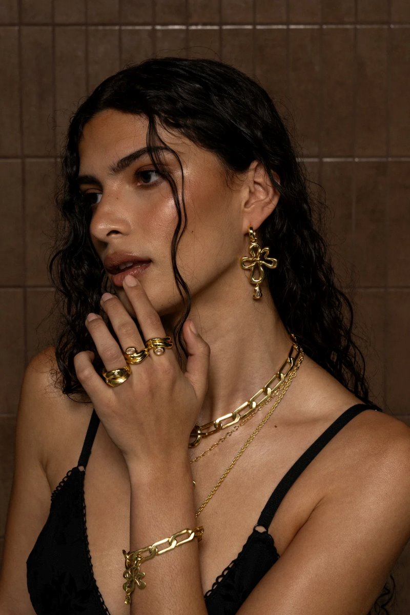 XANA RING-GOLD Rings MOUNTAIN & MOON