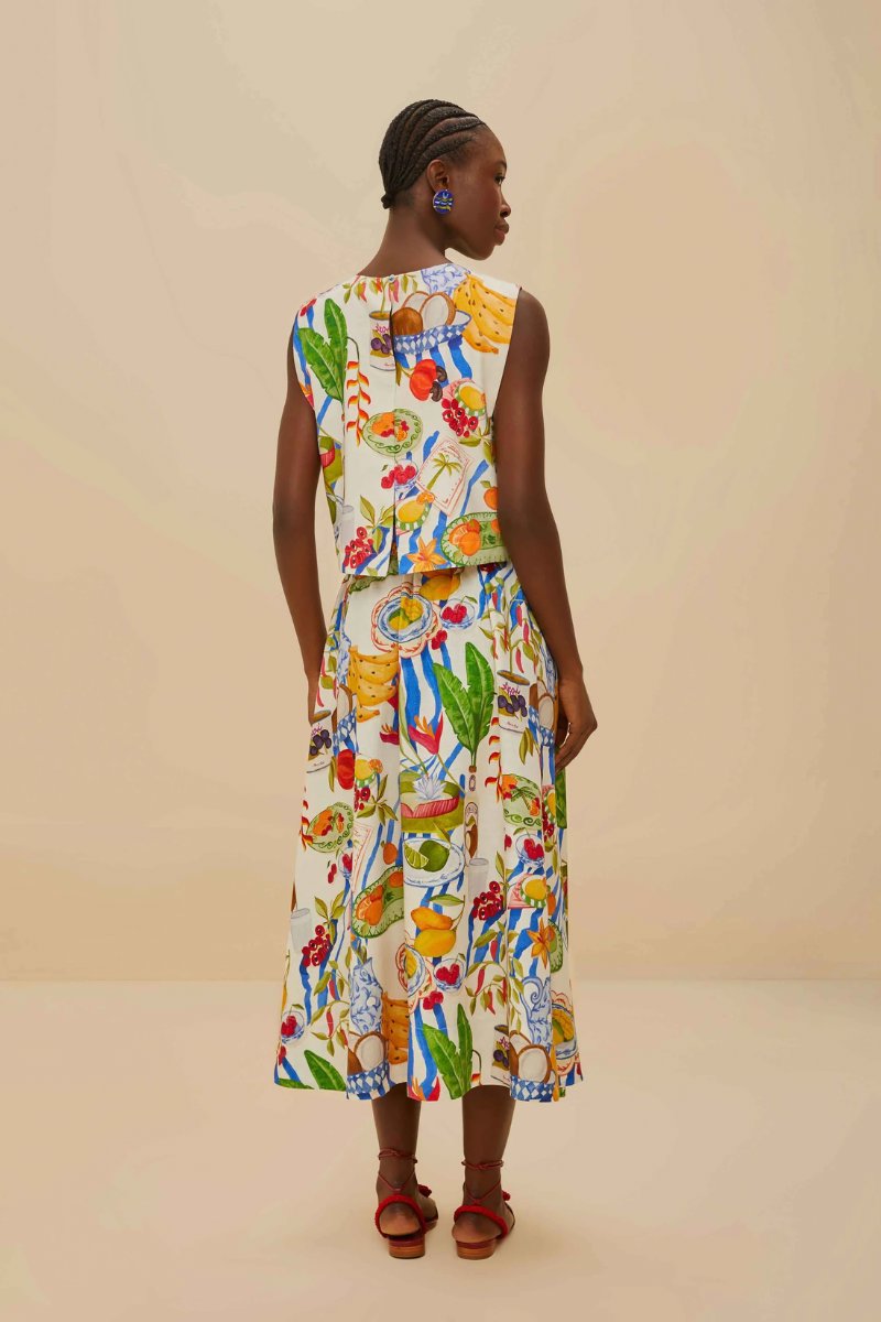 FRESH TABLE BLOUSE-OFF-WHITE Tops Farm Rio