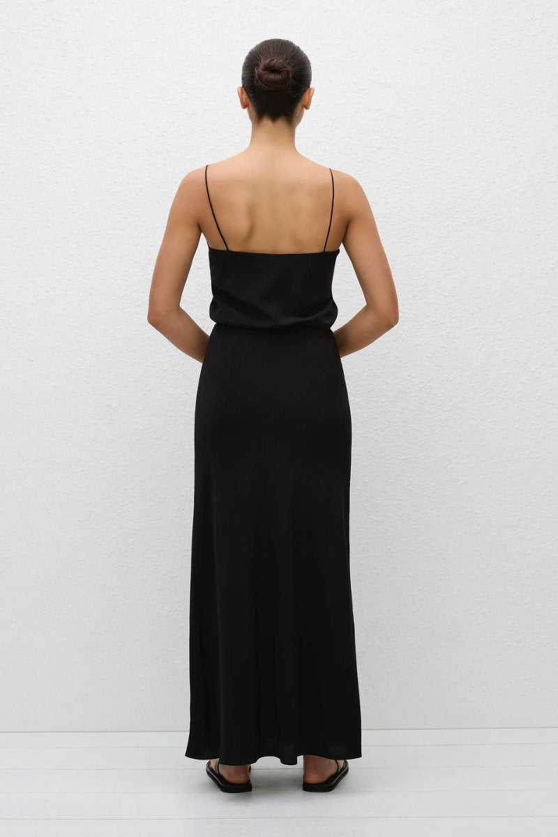 SQUARE CAMISOLE-BLACK Tops Matteau