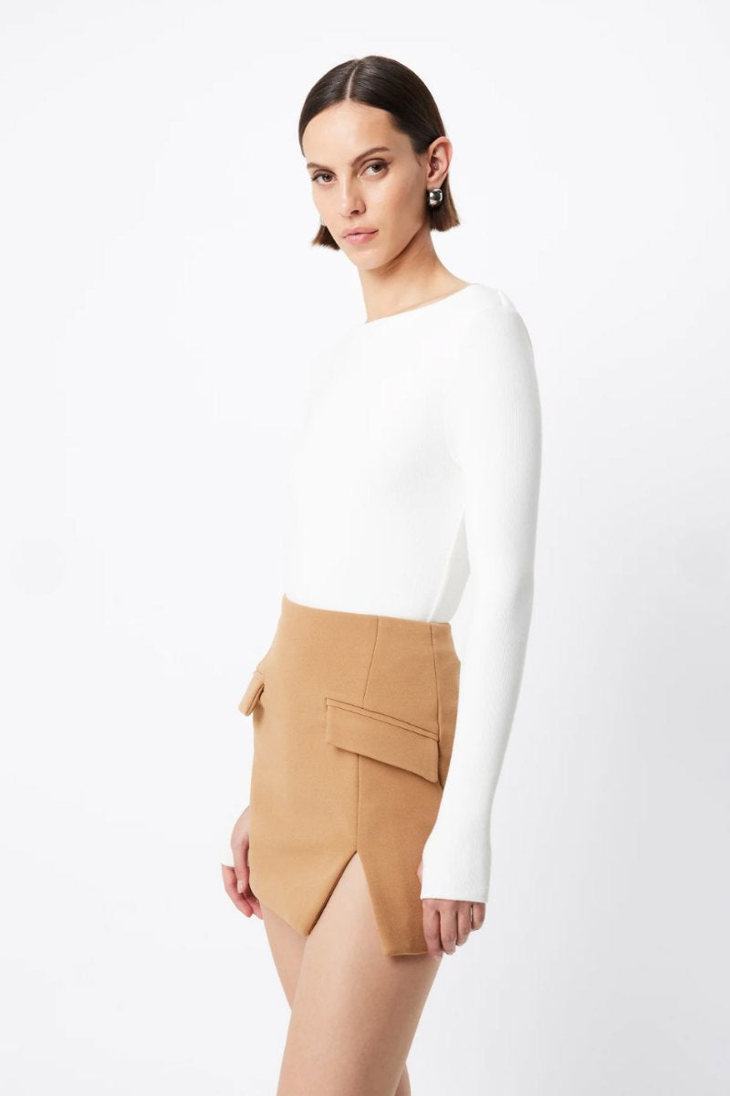 MELROSE MINI SKIRT-CAMEL Skirts MOSSMAN 