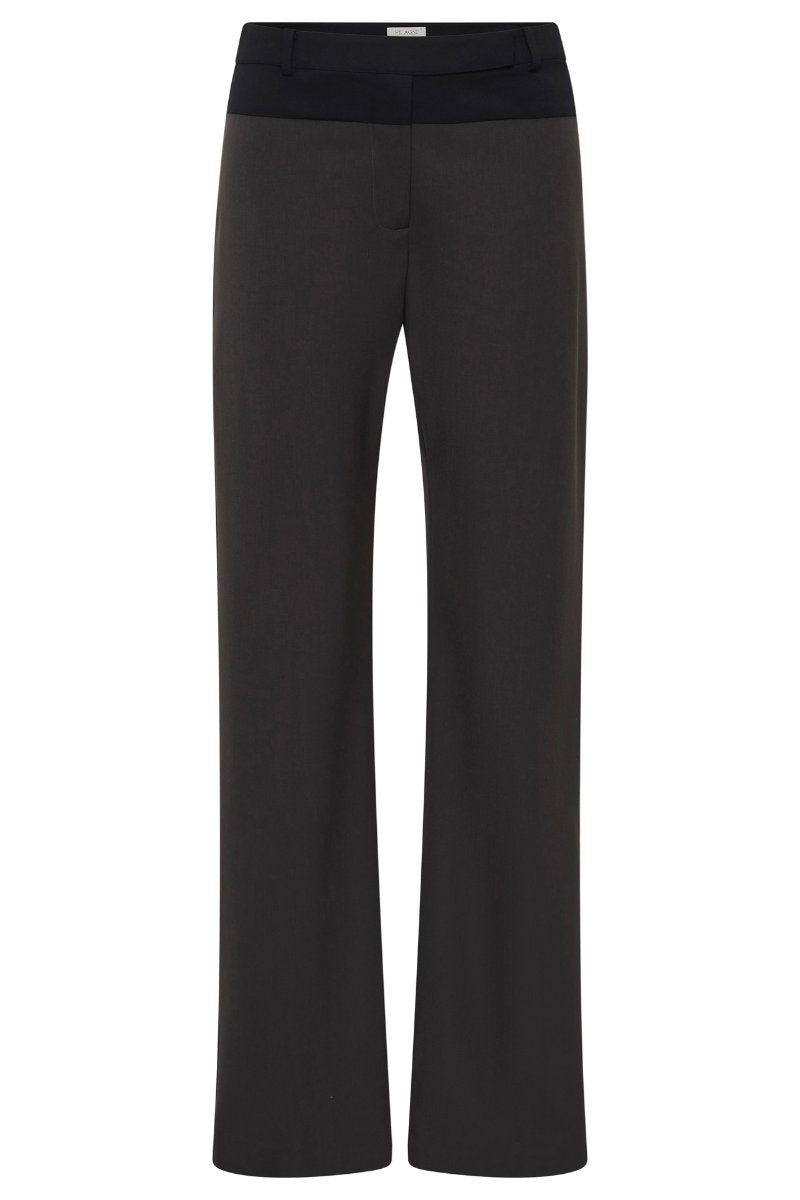 90S SPLICE PANELLED PANTS-BLACK OLIVE/ BLACK Pants ST AGNI 