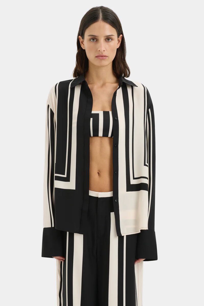 PIETRA SHIRT-MILANO NERO Tops SIR. 