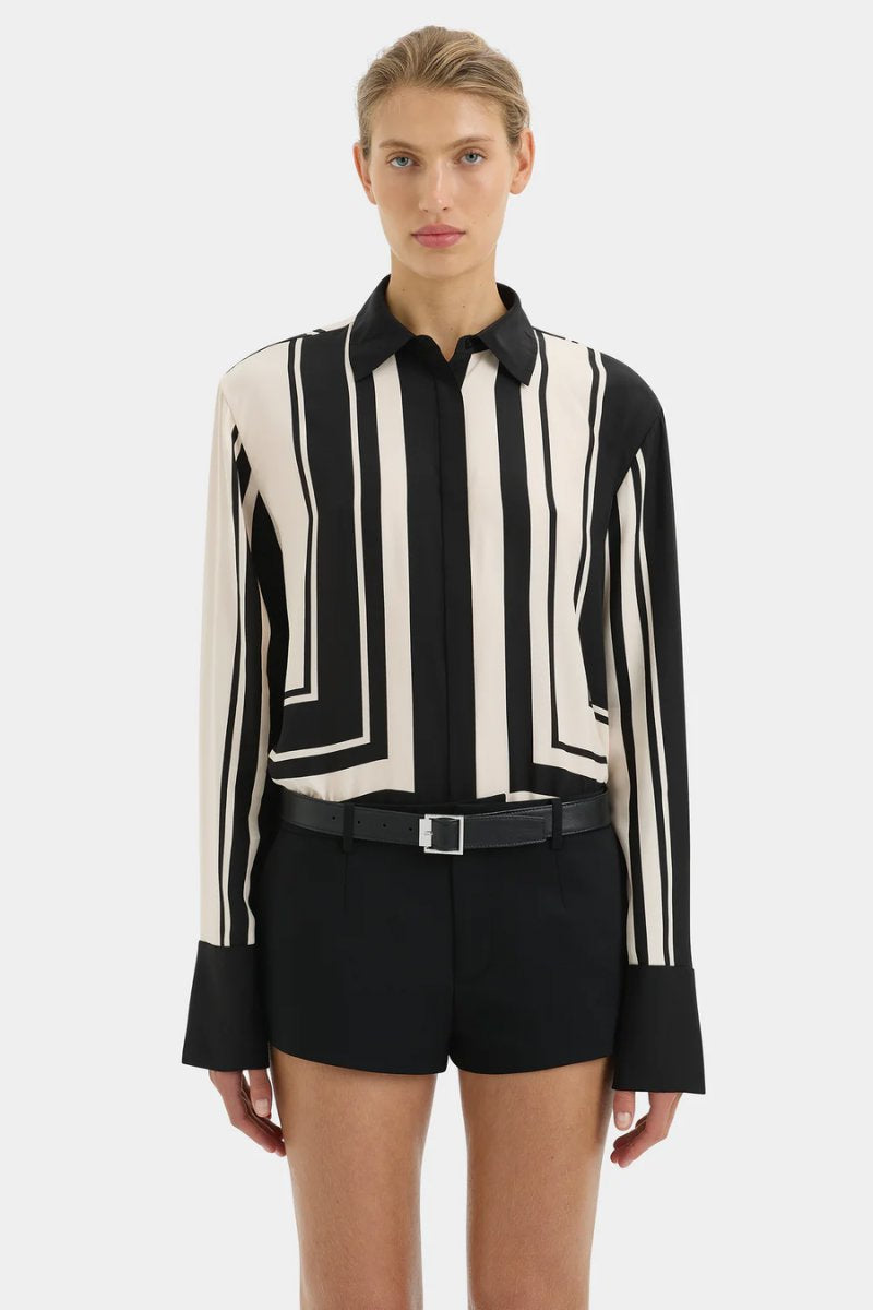 PIETRA SHIRT-MILANO NERO Tops SIR. 