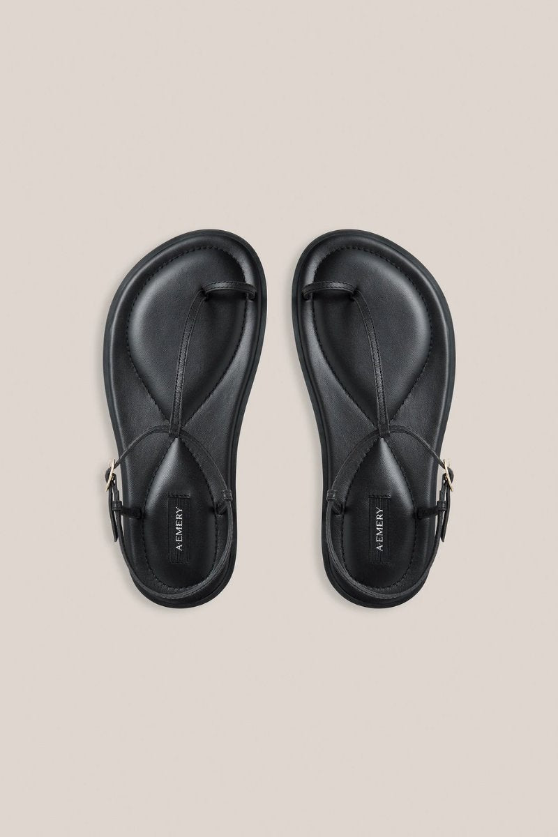 THE SUVI SANDAL-BLACK Sandals A.Emery 
