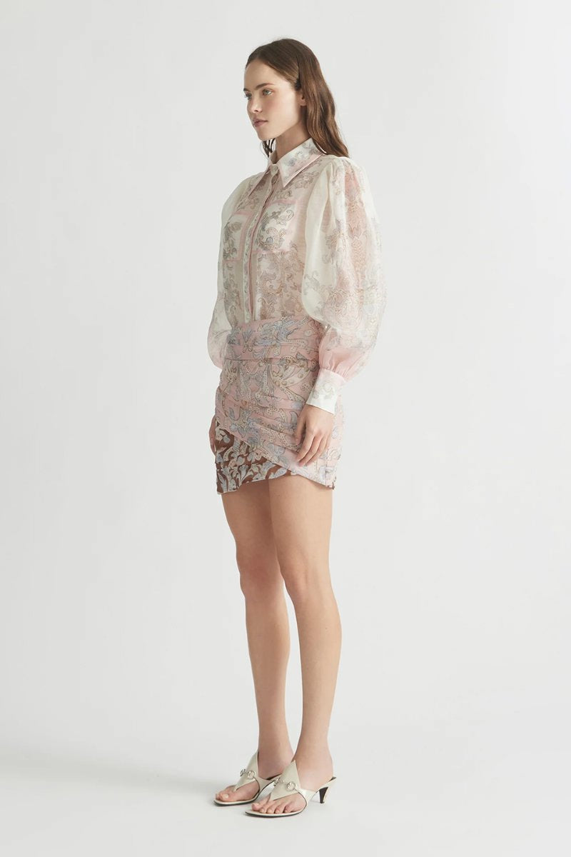 BITTER SWEET TUCK MINI SKIRT-SPLICED Skirts ANTIPODEAN 