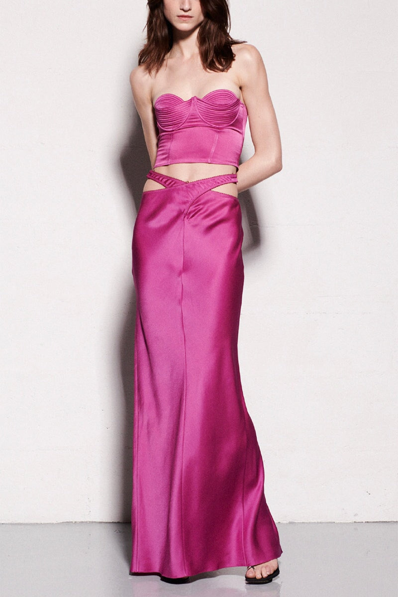 KERIA SKIRT MAGENTA Skirt Anna October 