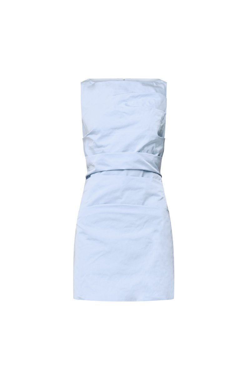 EMMA MINI DRESS-POWDER BLUE Mini Dress Wynn Hamlyn 