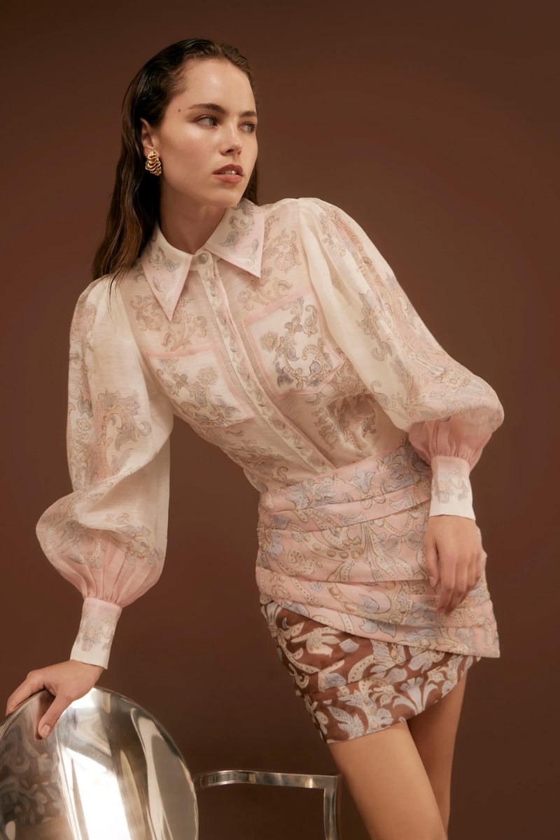 BITTER SWEET TUCK MINI SKIRT-SPLICED Skirts ANTIPODEAN 