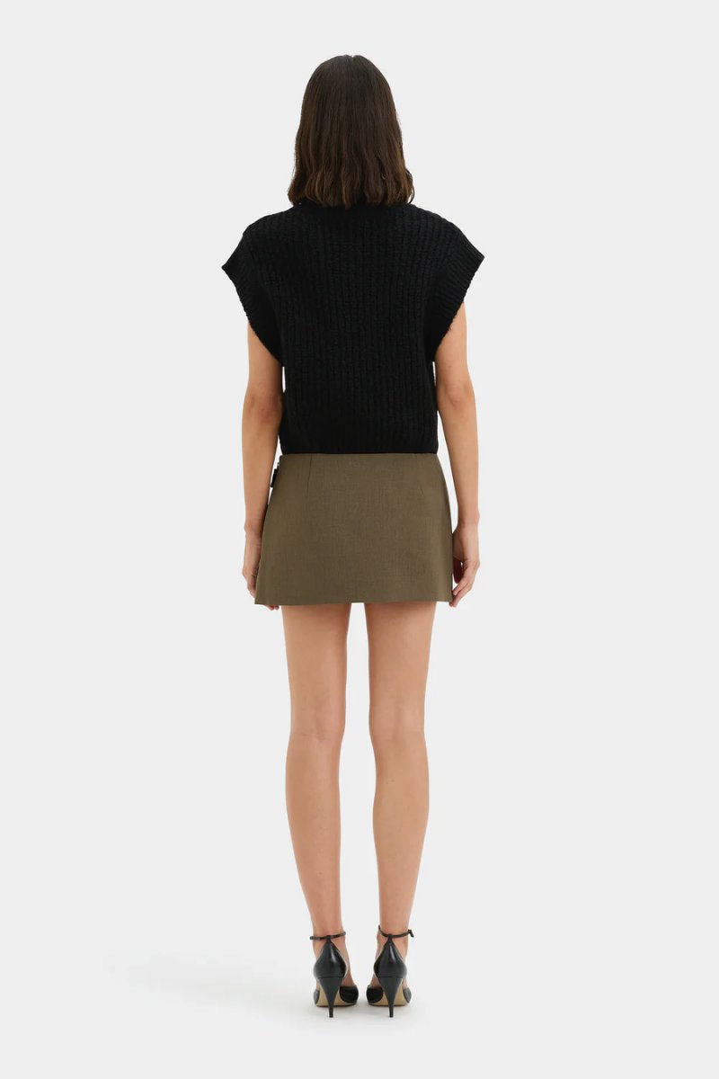 SARTORIA MINI SKIRT-CHOCOLATE MARLE Skirts SIR. 