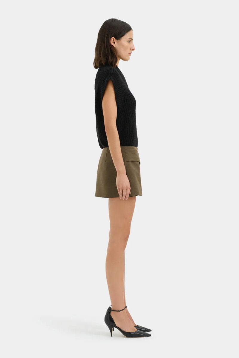 SARTORIA MINI SKIRT-CHOCOLATE MARLE Skirts SIR. 