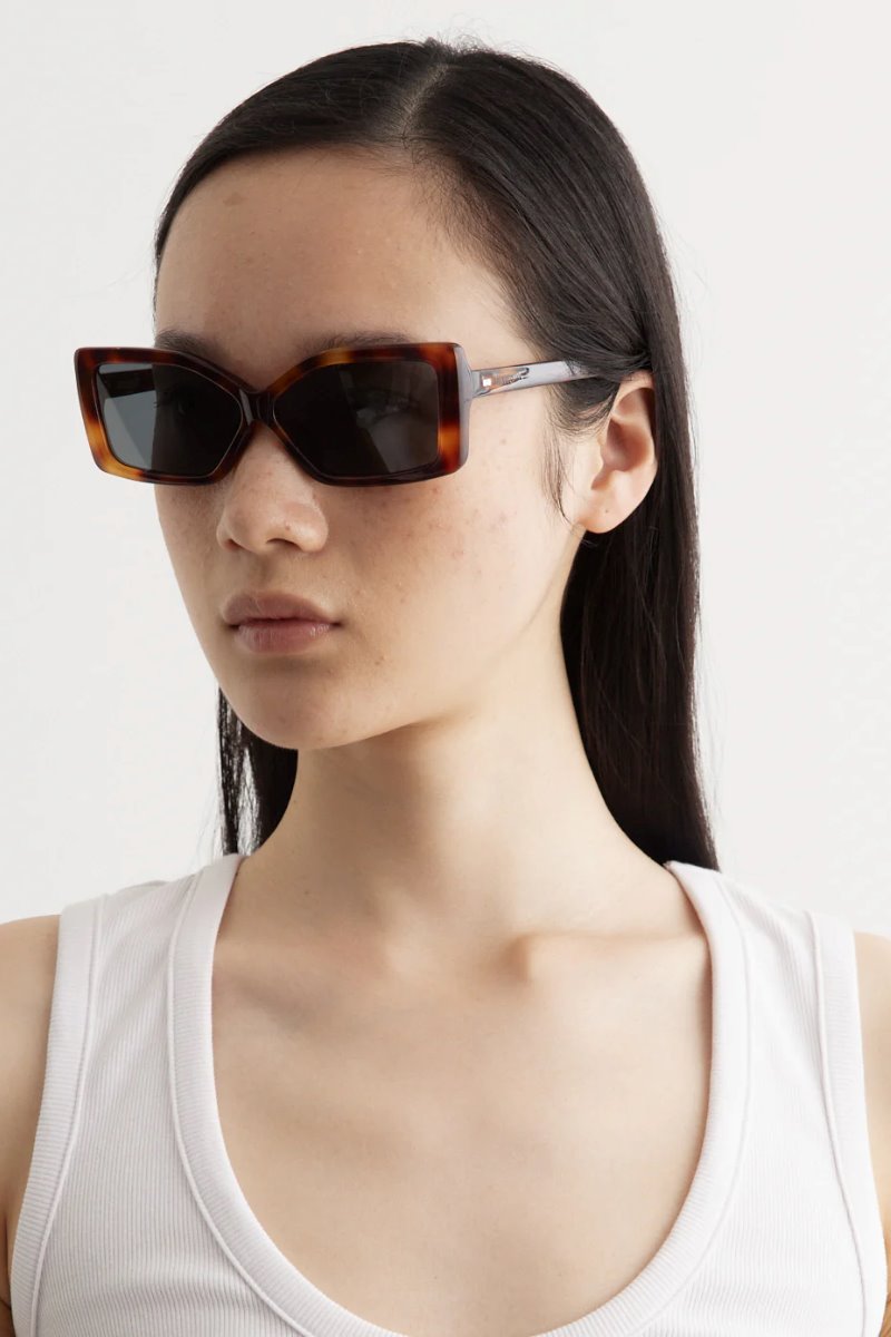 LES LUNETTES SPIAGGIA-T-SHELL/BLACK/GREY Sunglasses Jacquemus 