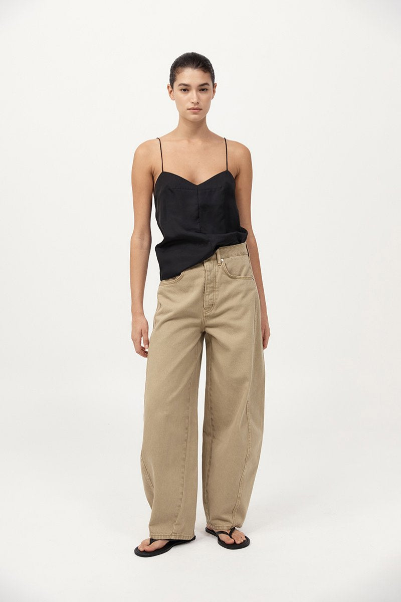 MID RISE BALLOON JEANS-SAHARA Denim ST AGNI 