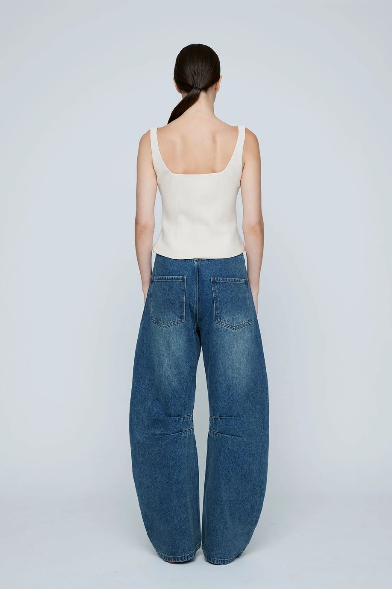 FREDDIE BEAD BODICE-IVORY Tops Wynn Hamlyn 