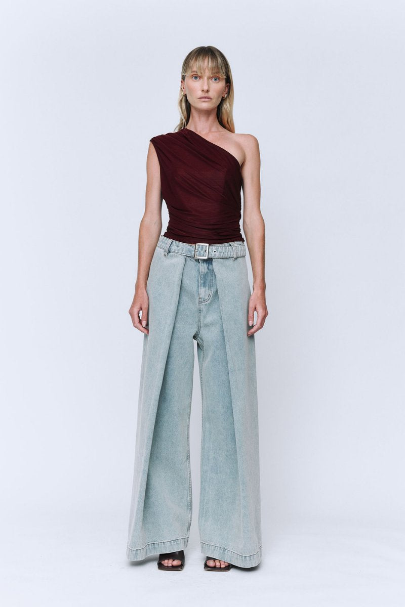 EVA TOP-PLUM Tops Wynn Hamlyn 