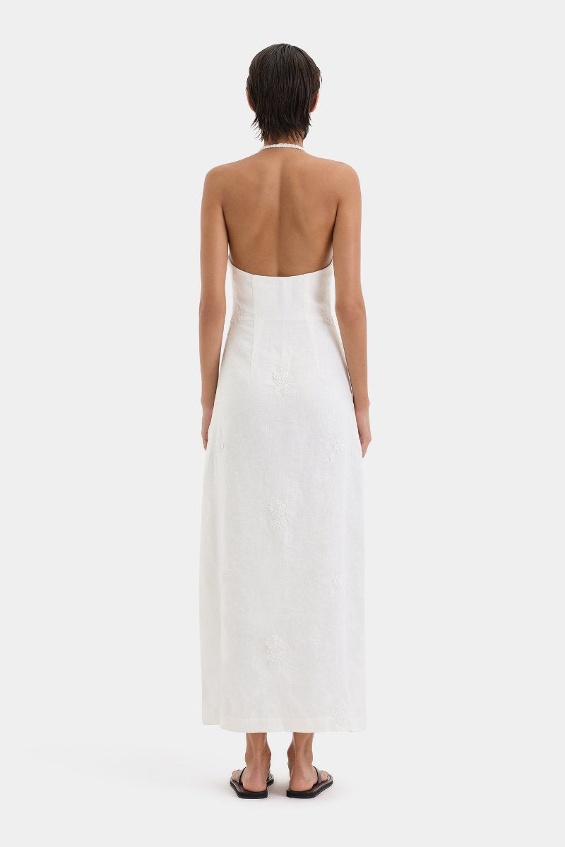 ALESSANDRA MIDI DRESS-IVORY Midi Dress SIR. 