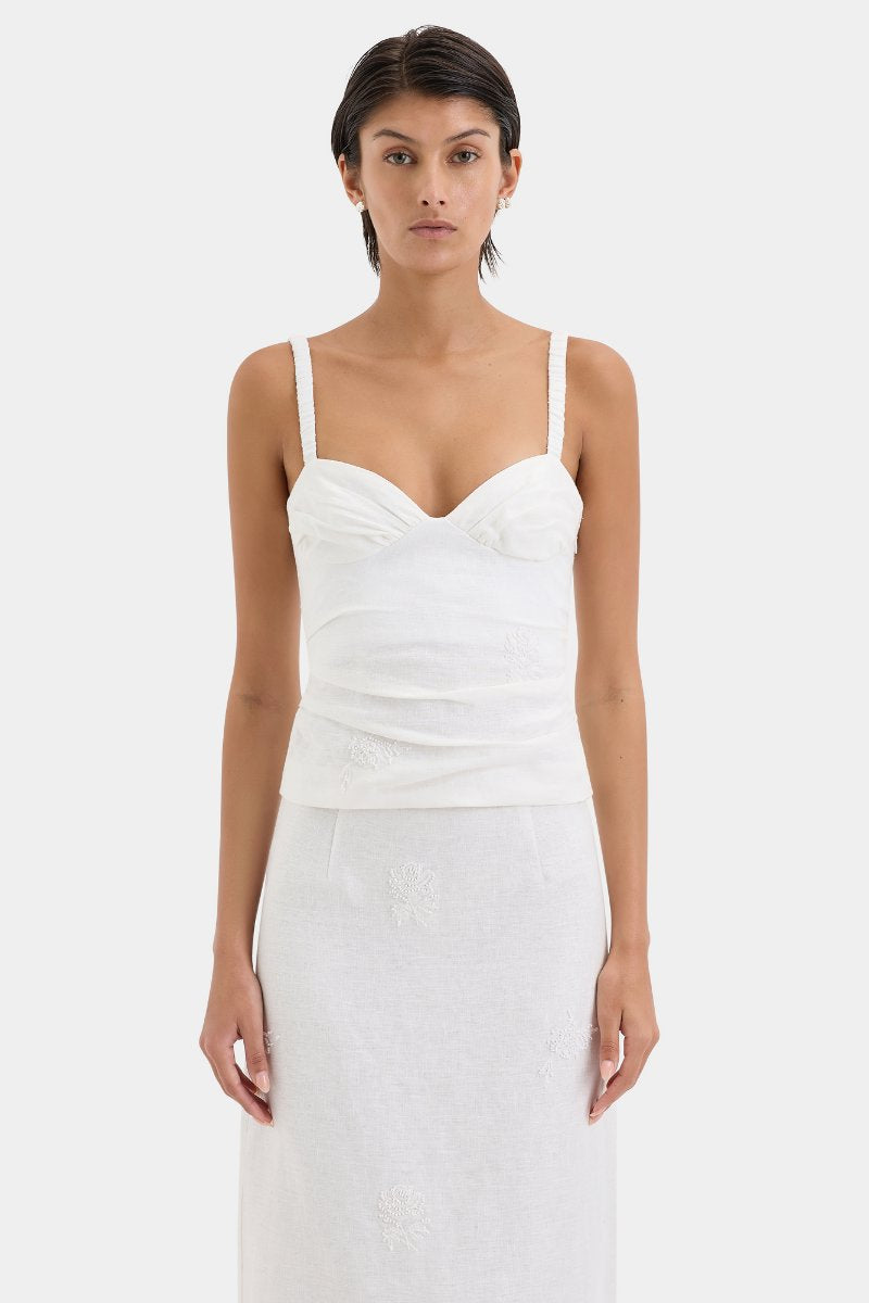 ALESSANDRA CAMI-IVORY Tops SIR. 