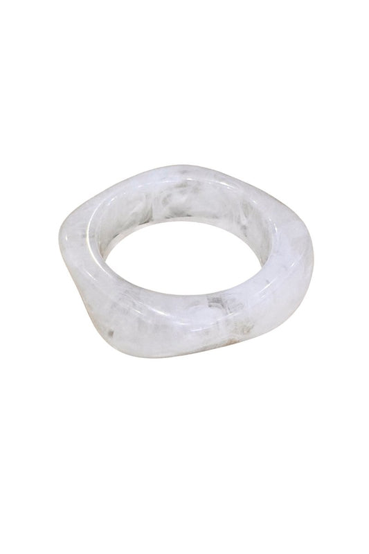 FRANCESCA BANGLE-BLANC Jewellery F&D 