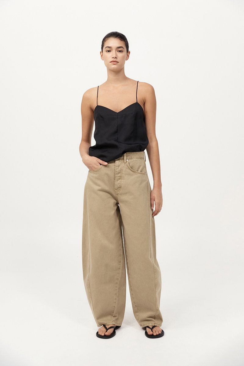 MID RISE BALLOON JEANS-SAHARA Denim ST AGNI 