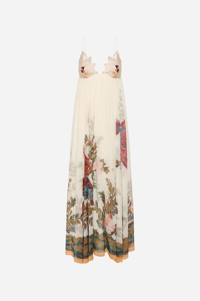 PROMISES FLOWER BUST DRESS-GARDENIA Maxi Dress ANTIPODEAN 