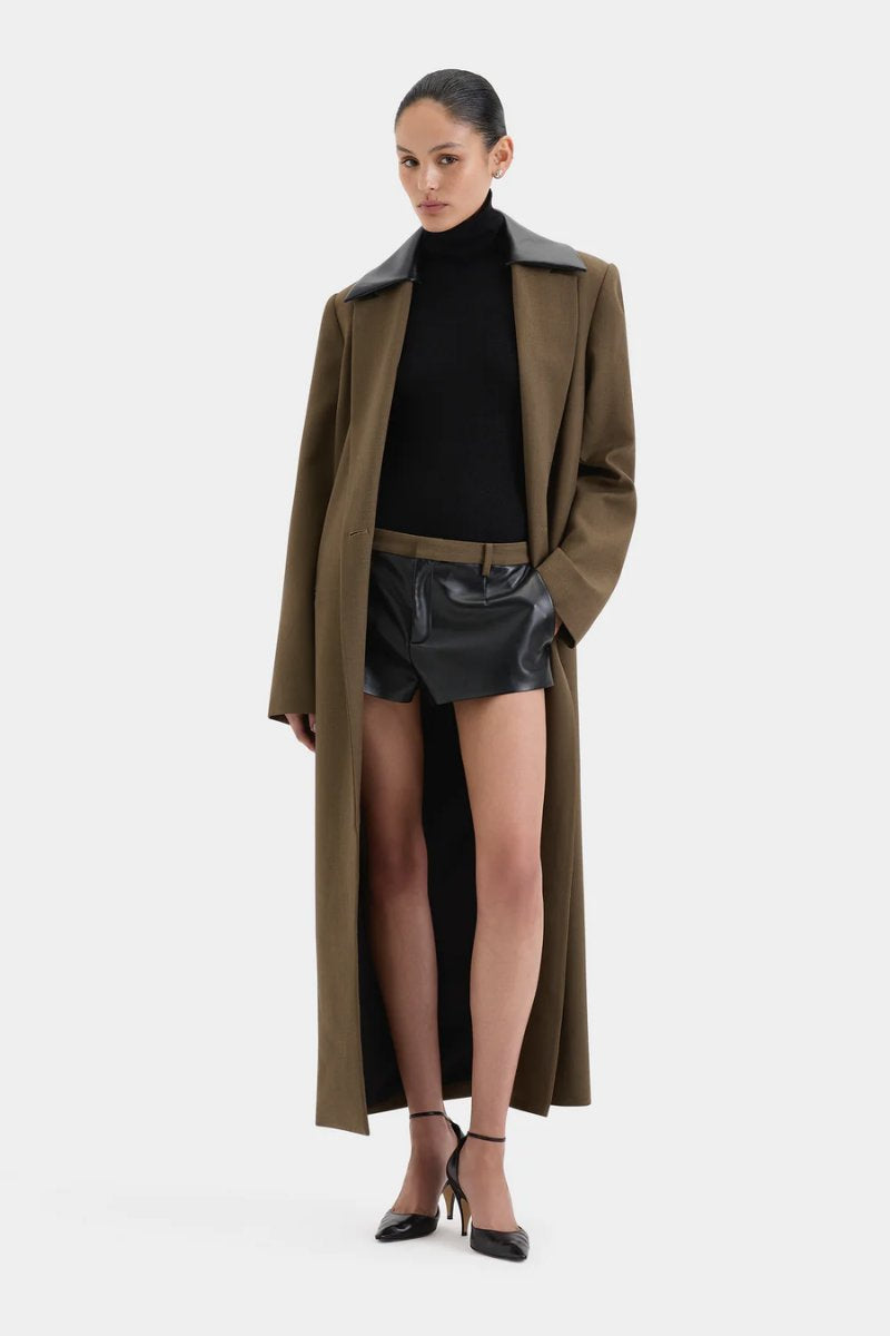 SARTORIA COAT-CHOCOLATE MARLE Jackets SIR. 