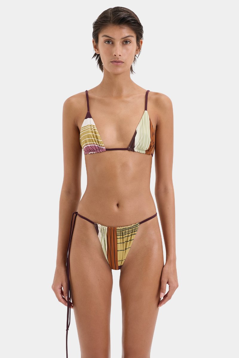 FONTANA STRING BRIEF-ELISA STRIPE Swim SIR. 