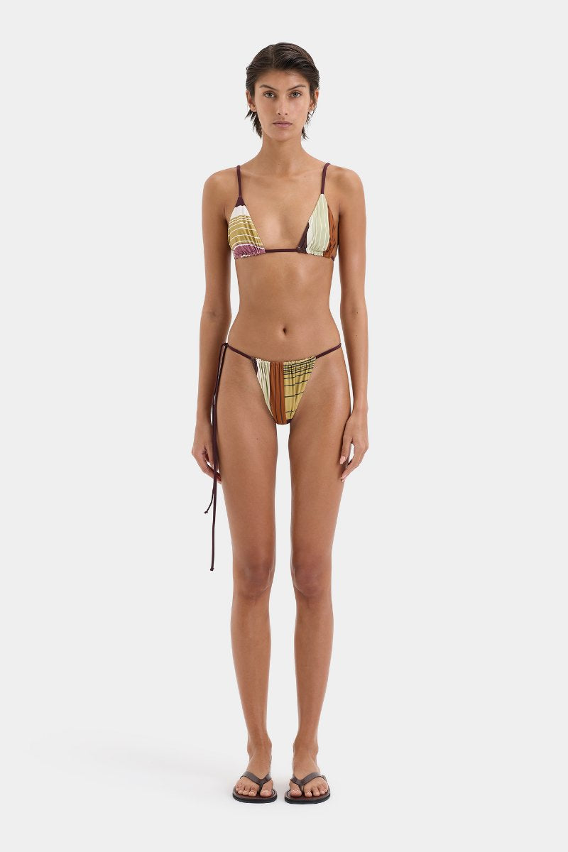 FONTANA STRING BRIEF-ELISA STRIPE Swim SIR. 