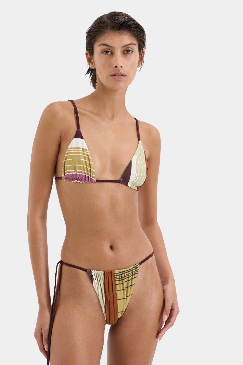 FONTANA STRING BRIEF-ELISA STRIPE Swim SIR. 