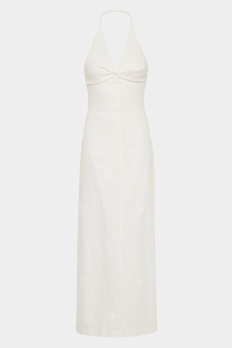 ALESSANDRA MIDI DRESS-IVORY Midi Dress SIR. 