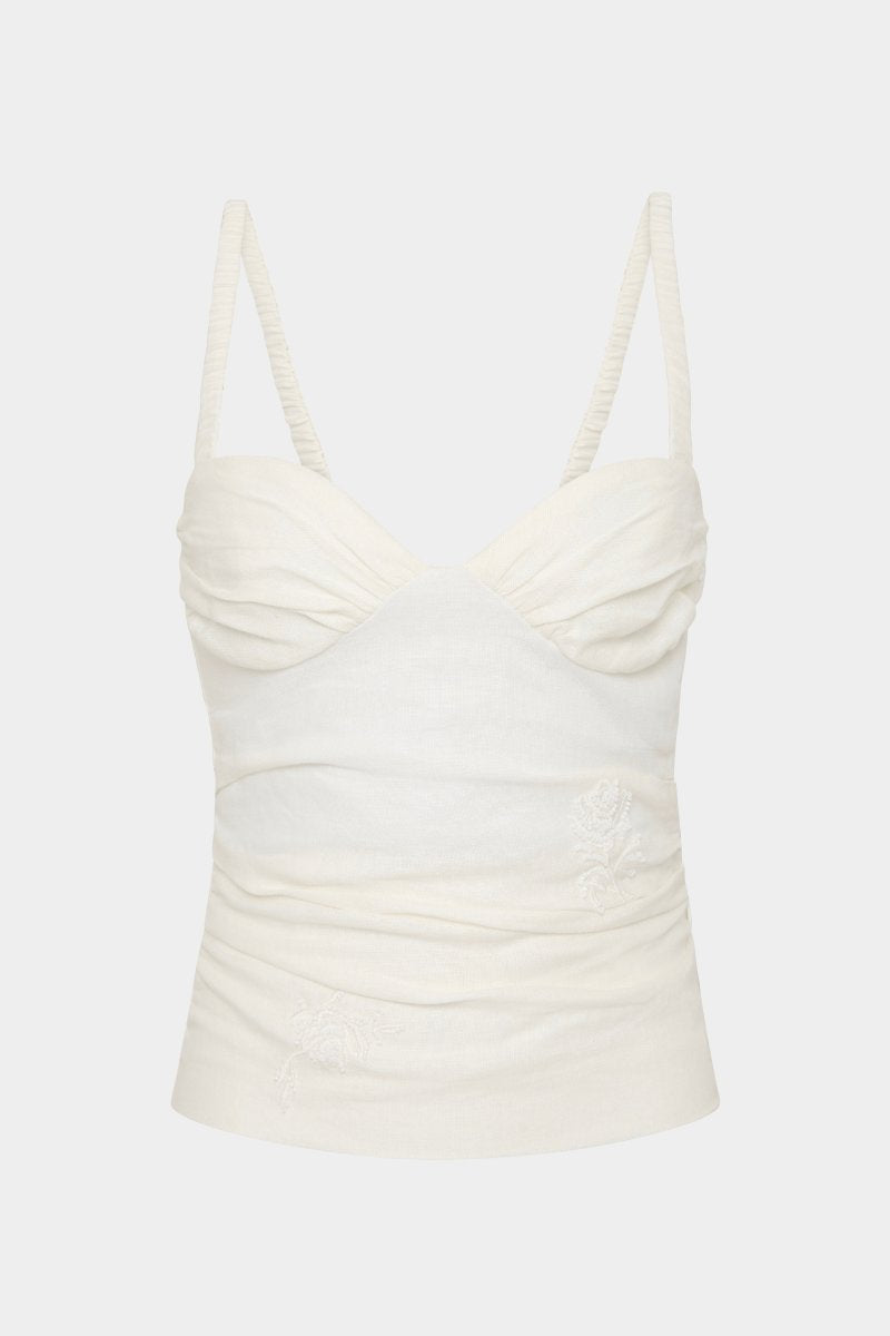 ALESSANDRA CAMI-IVORY Tops SIR. 