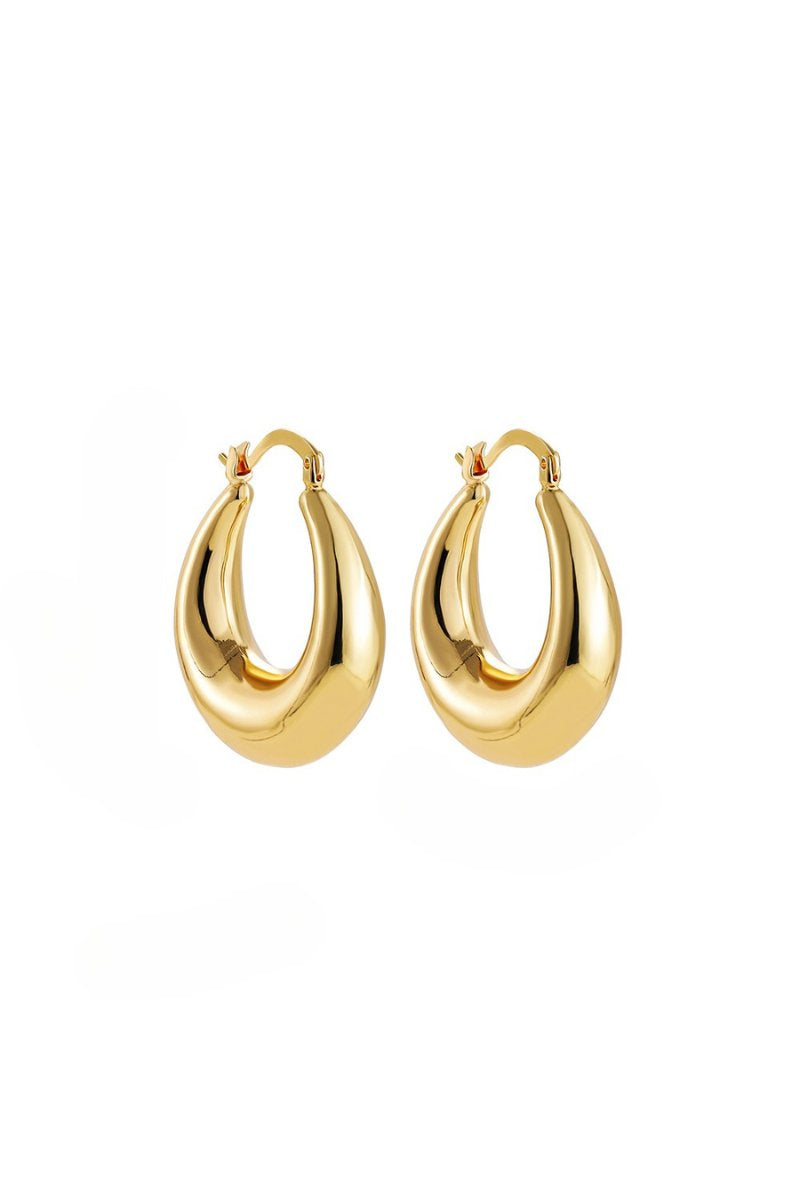 EMILY HOOP-GOLD Earrings F&D 