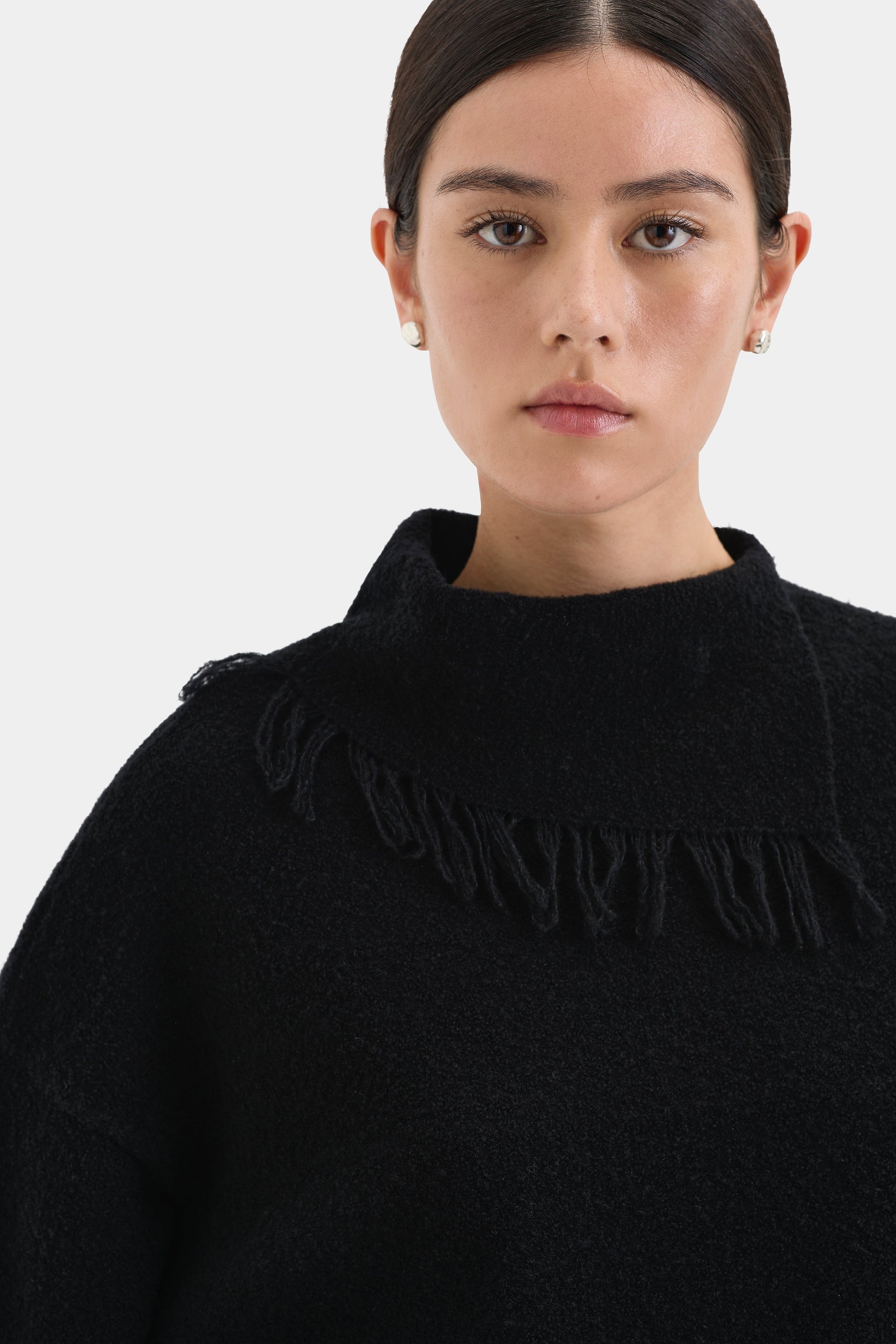 ROMANA SWEATER-BLACK Knitwear SIR. 